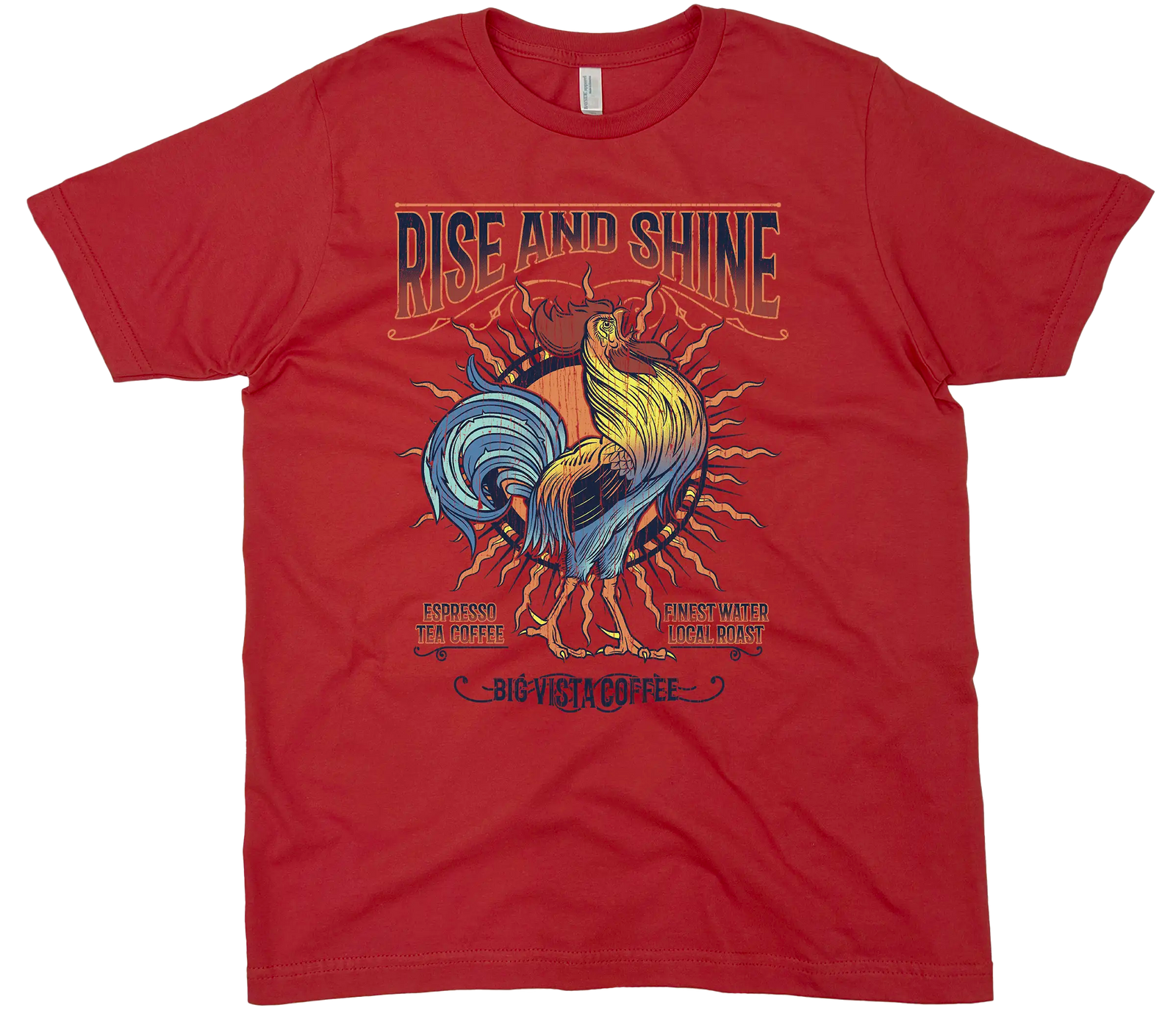 RISE AND SHINE COFFEE SOLID TEE