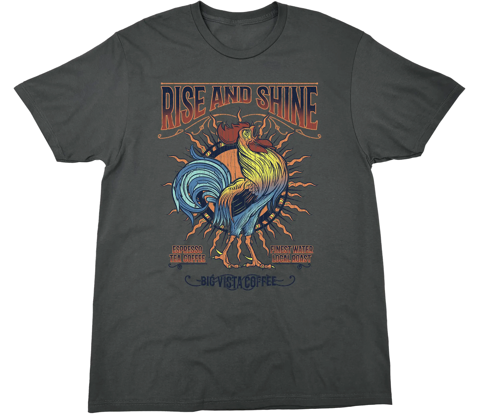 RISE AND SHINE COFFEE SOLID TEE