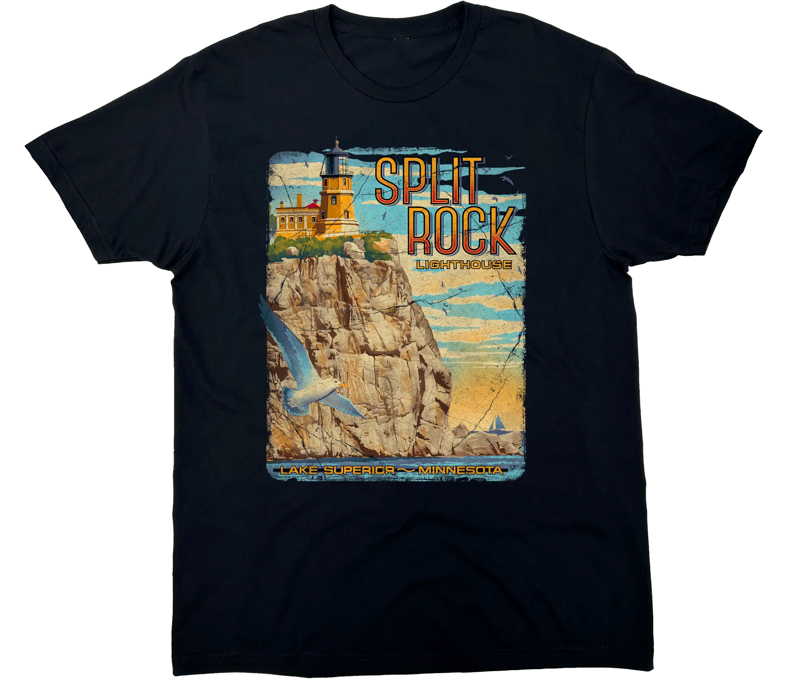 SPLIT ROCK LIGHTHOUSE SOLID TEE