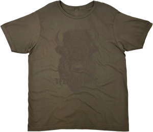 YELLOWSTONE BISON SOLID TEE