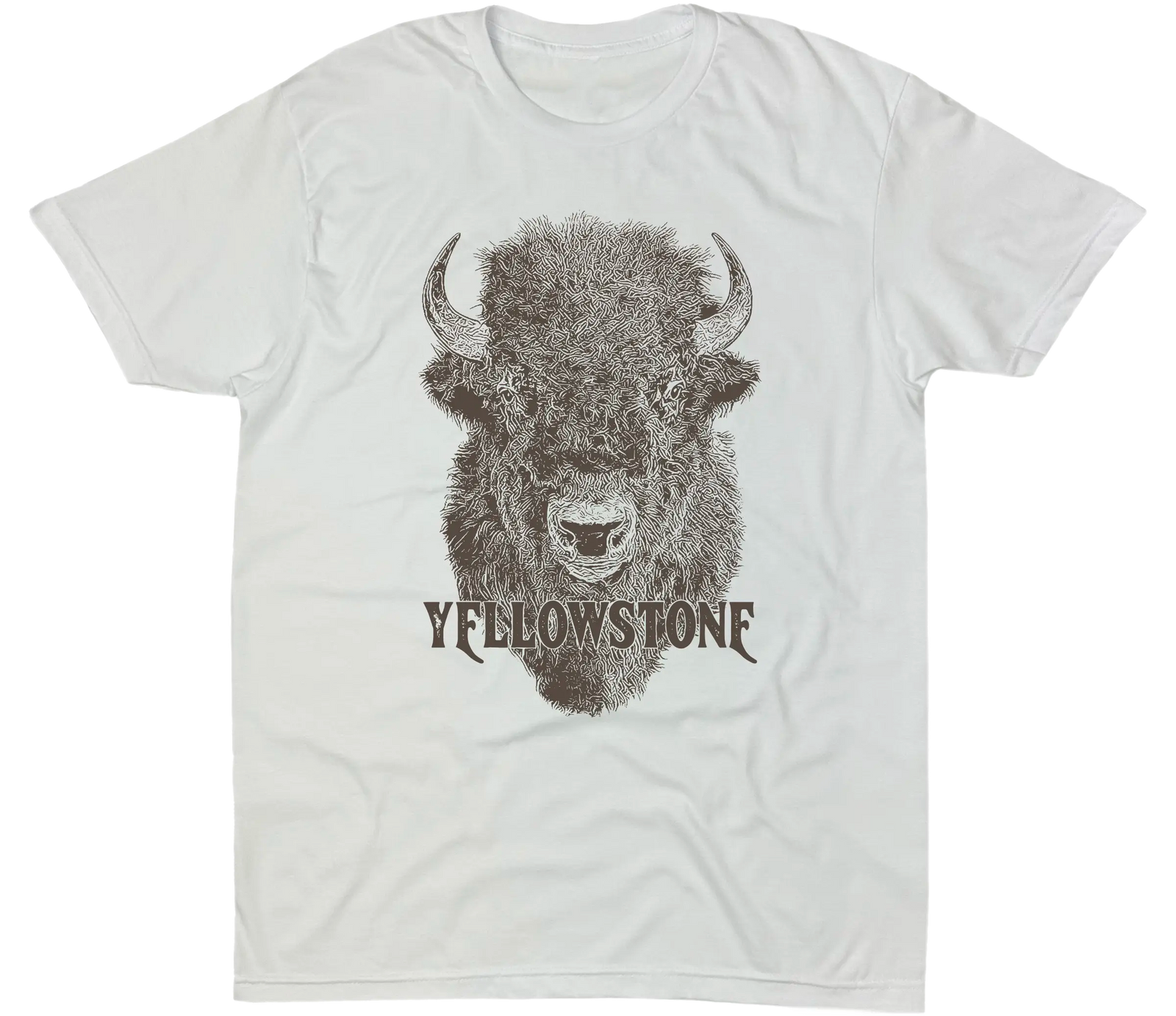 YELLOWSTONE BISON SOLID TEE