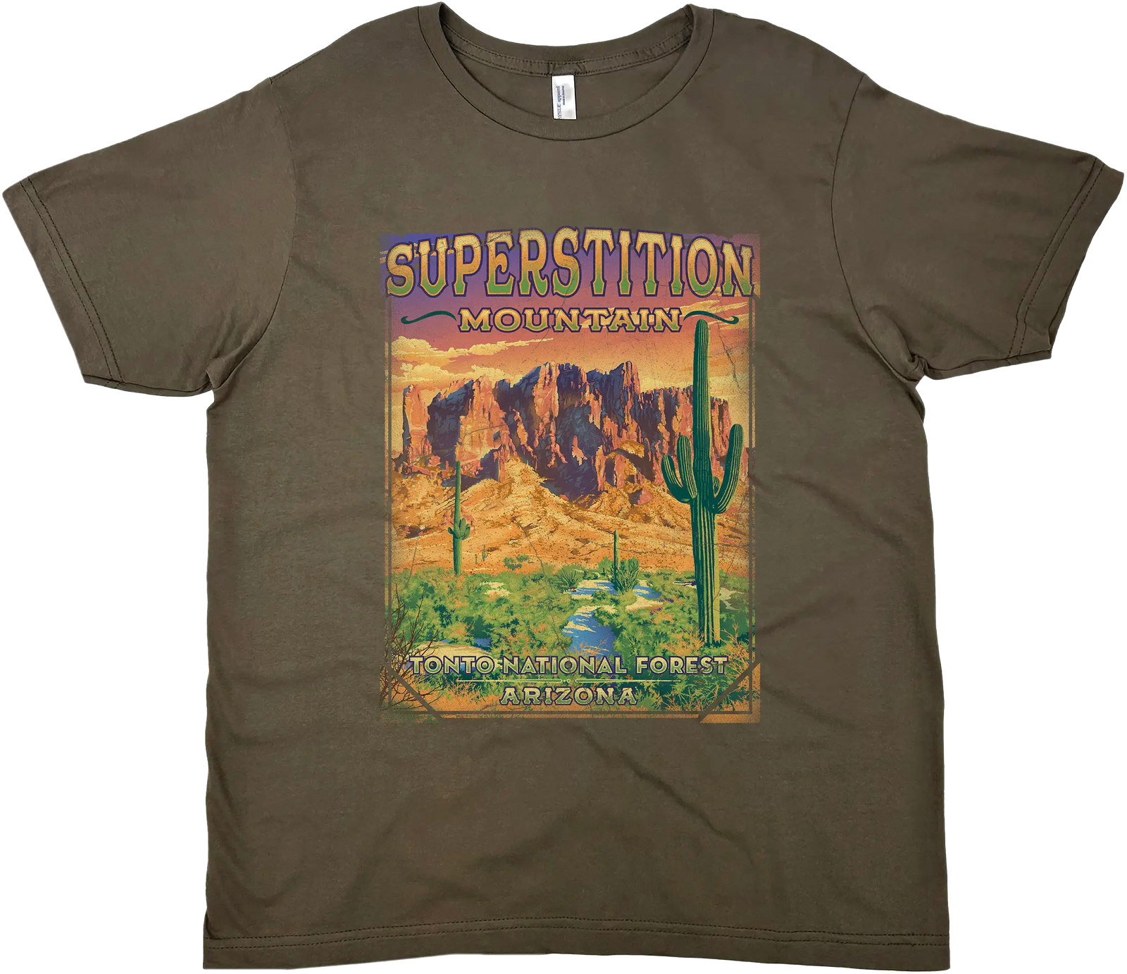 SUPERSTITION MOUNTAIN TONTO NATIONAL FOREST SOLID TEE