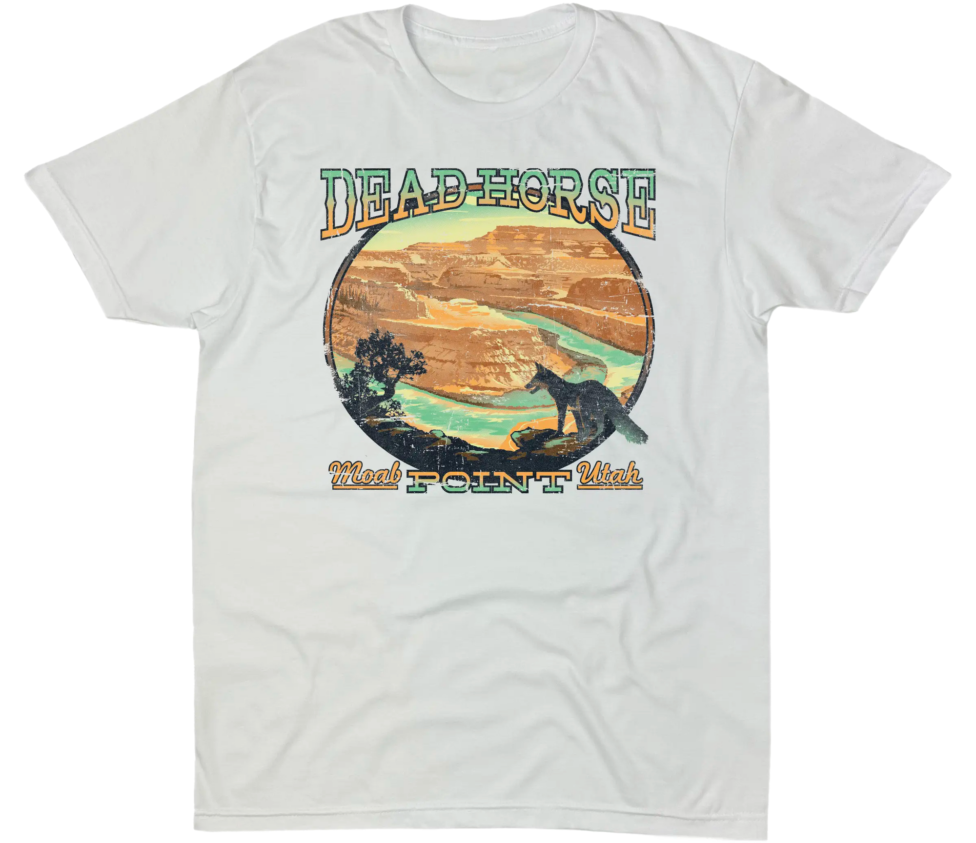 DEAD HORSE POINT UTAH OVAL SOLID TEE