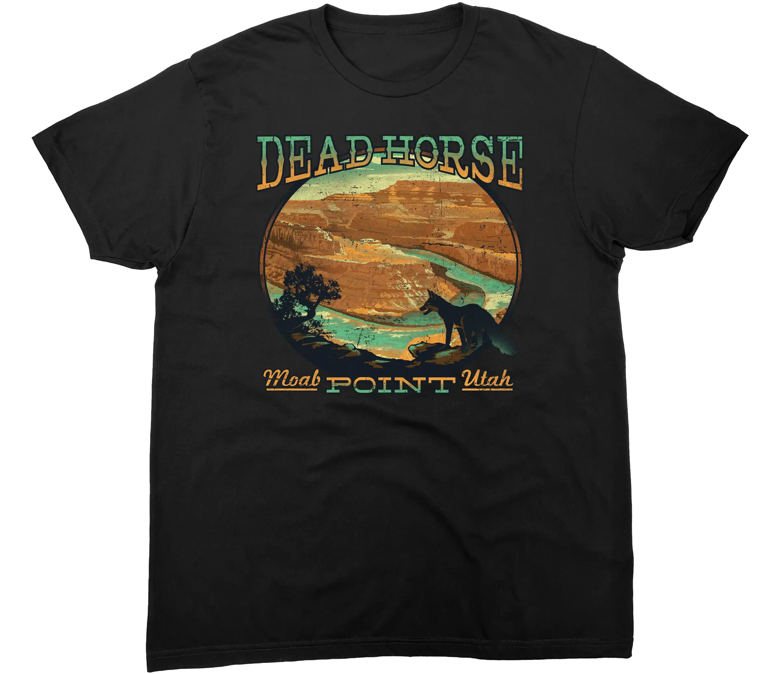 DEAD HORSE POINT UTAH OVAL SOLID TEE