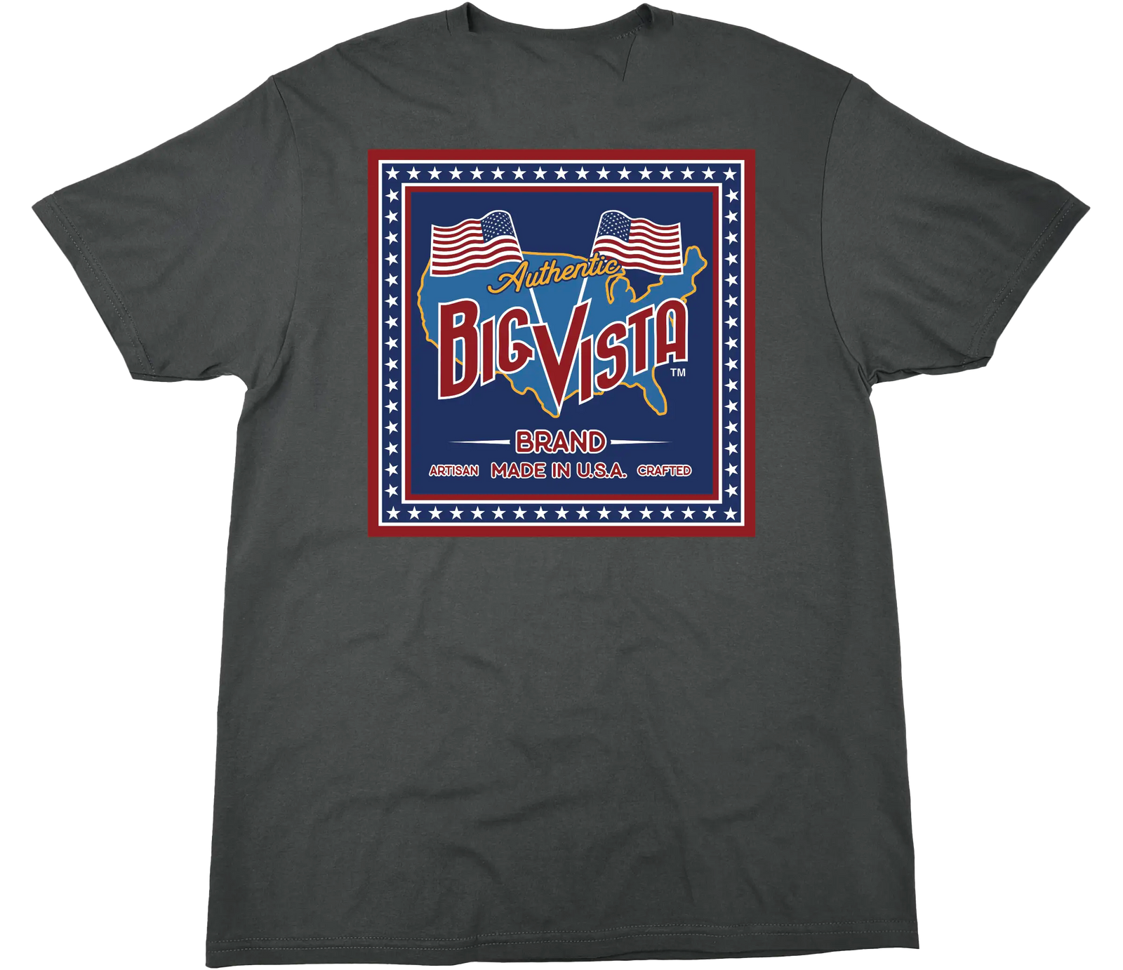 BIG VISTA AMERICANA SOLID TEE
