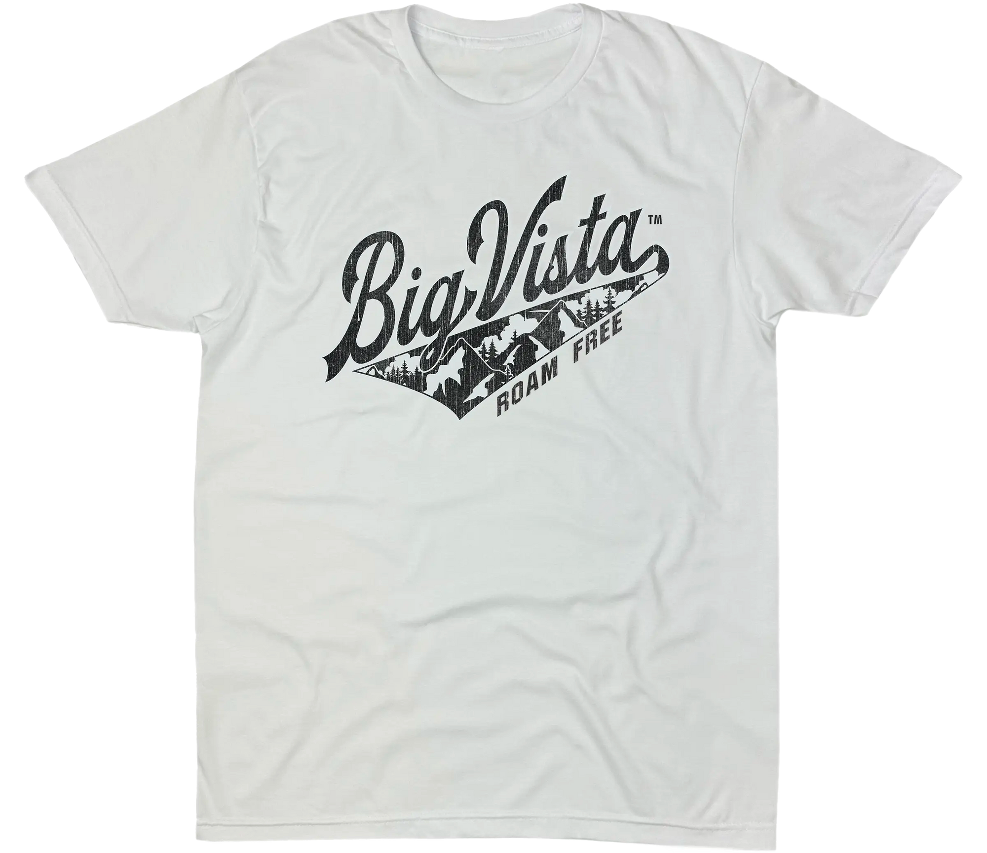 BIG VISTA ROAM FREE SOLID TEE