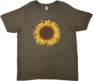 SUNFLOWER PEACE SOLID TEE