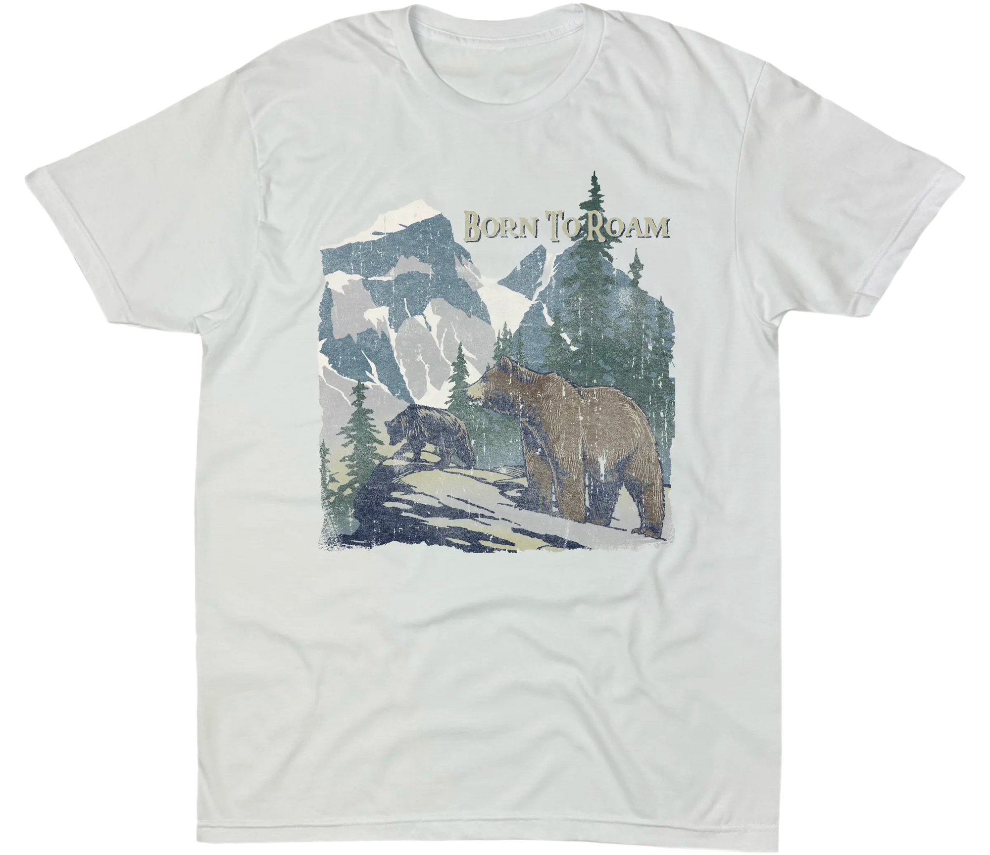 BORN TO ROAM SOLID TEE