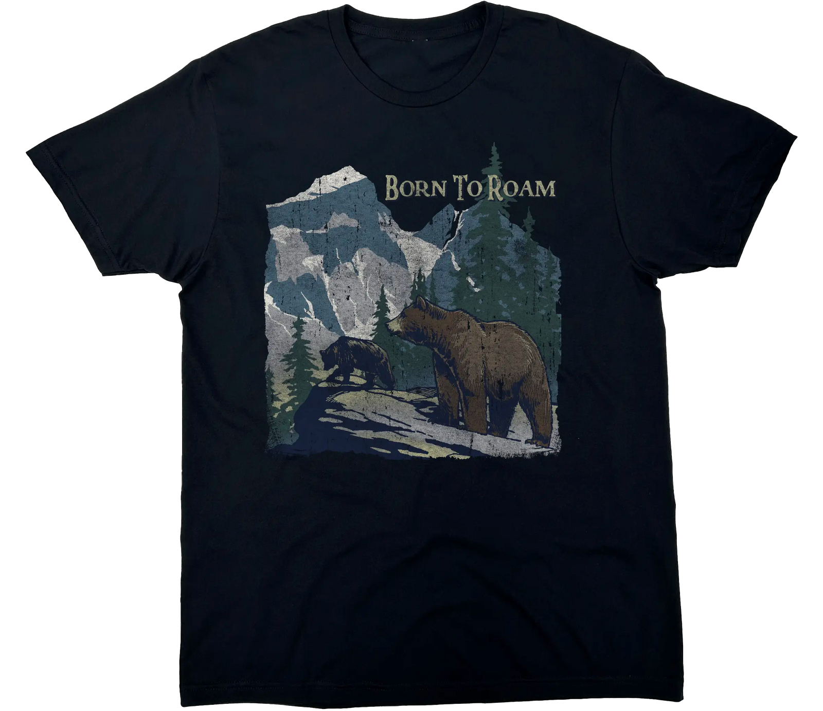 BORN TO ROAM SOLID TEE