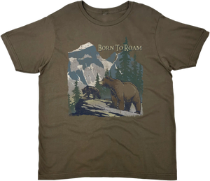 BORN TO ROAM SOLID TEE