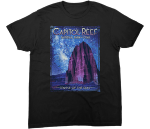 CAPITOL REEF NATIONAL PARK TEMPLE OF THE SUN SOLID TEE