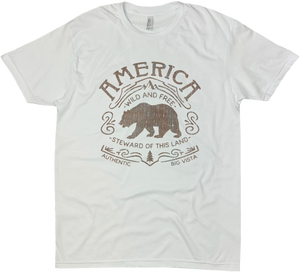 STEWARD OF AMERICA SOLID TEE