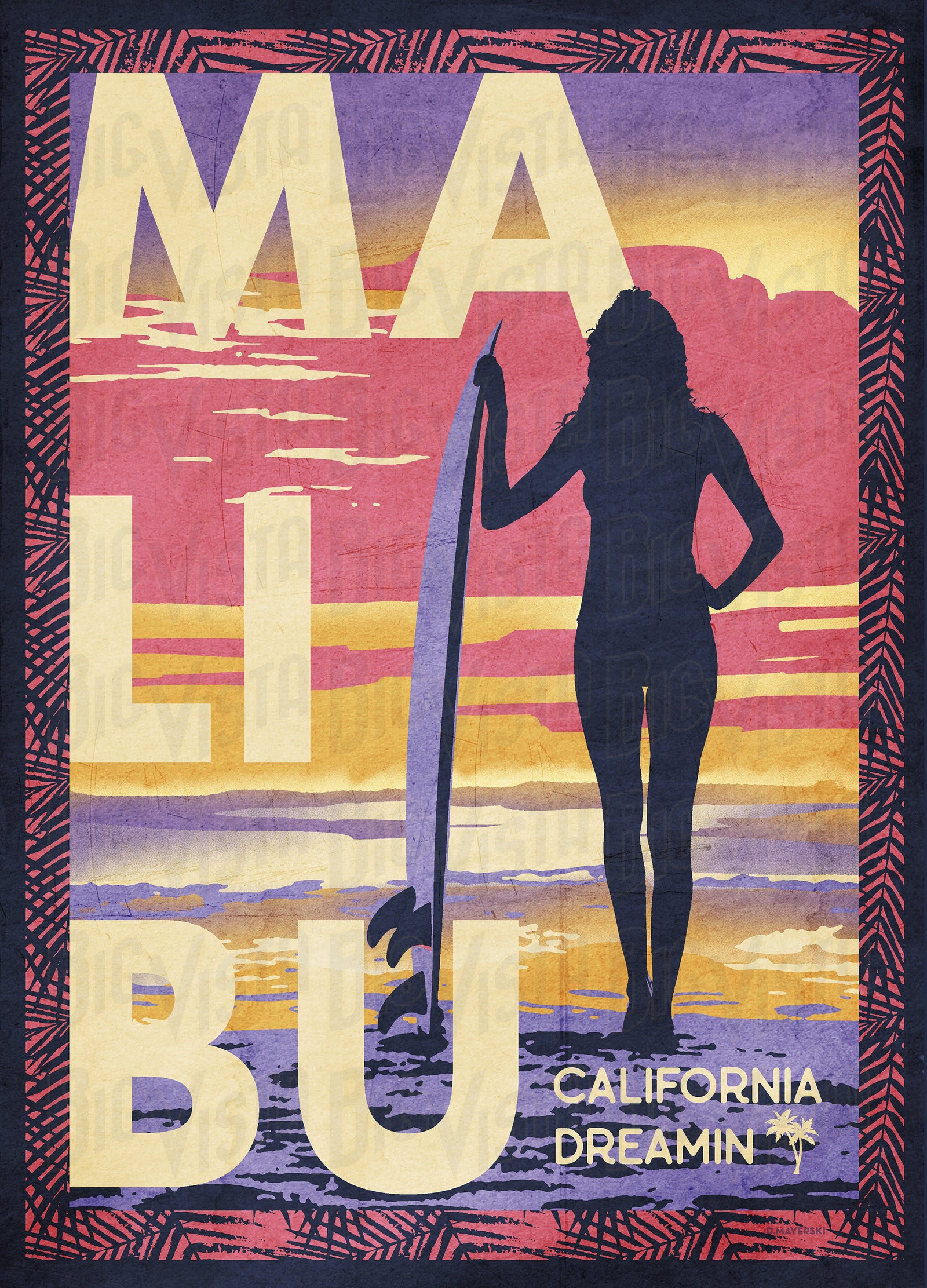Malibu California Dreaming Poster