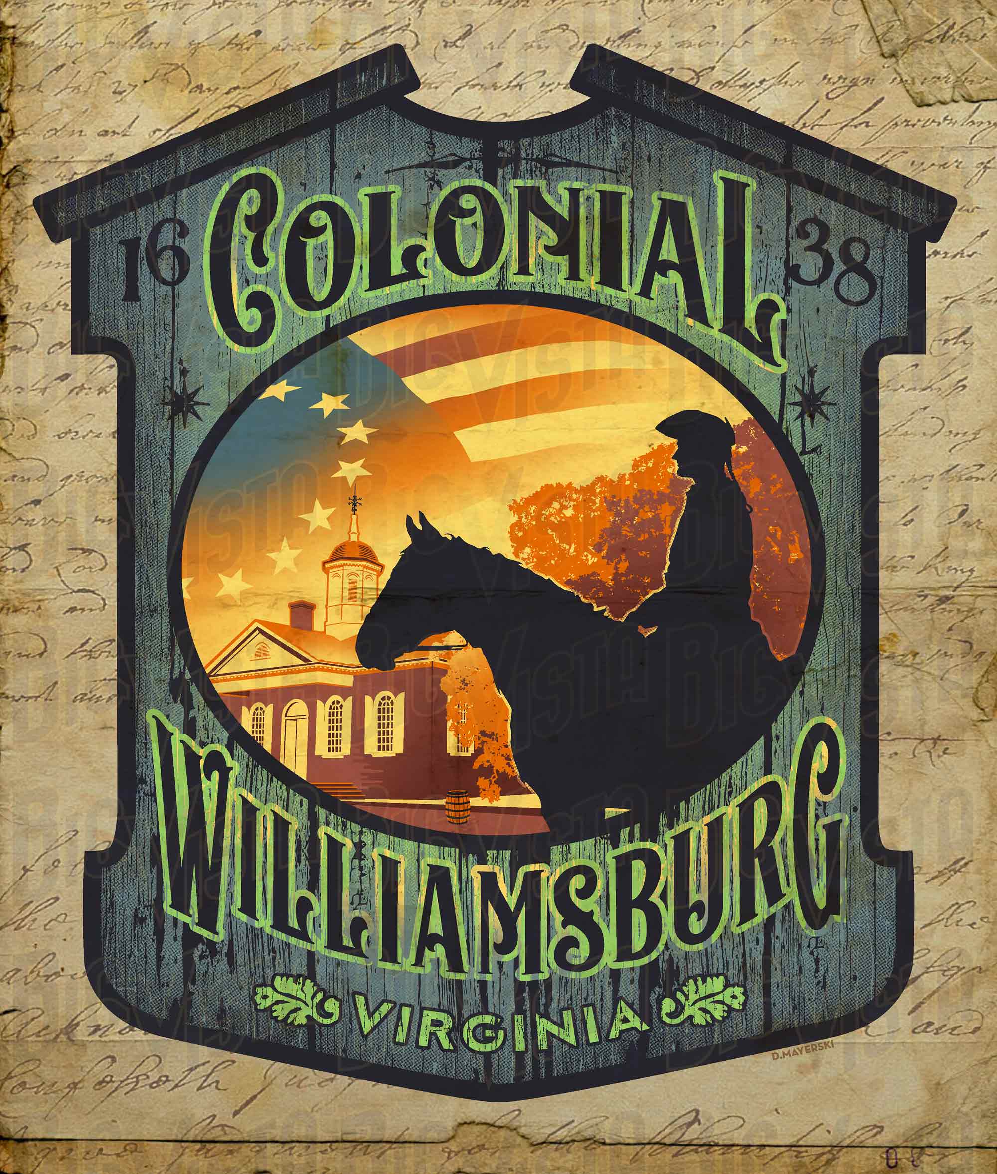 Colonial Williamsburg poster