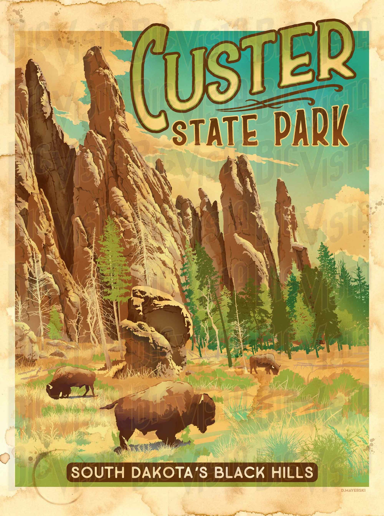 Custer State Park poster