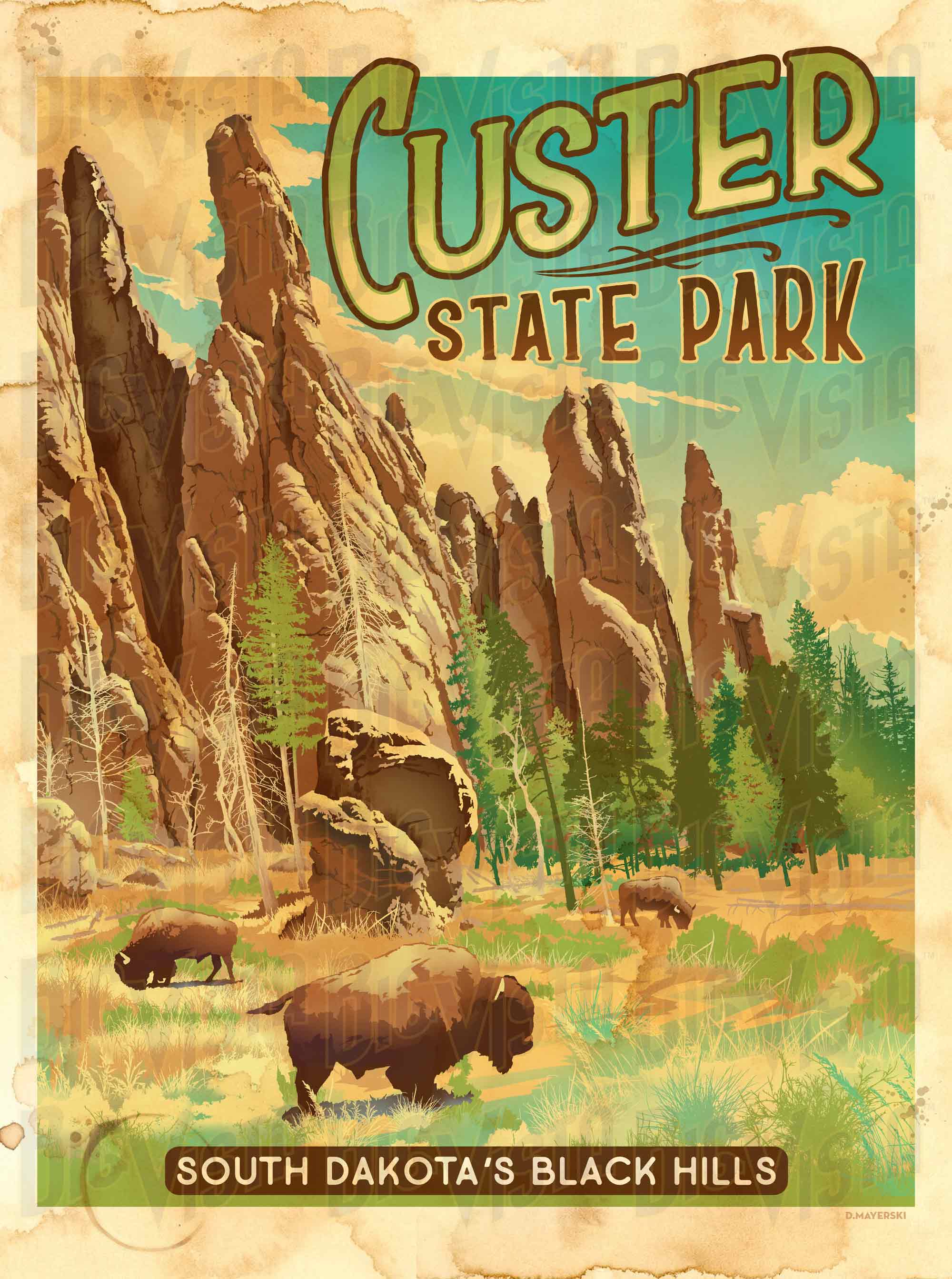 Custer State Park poster