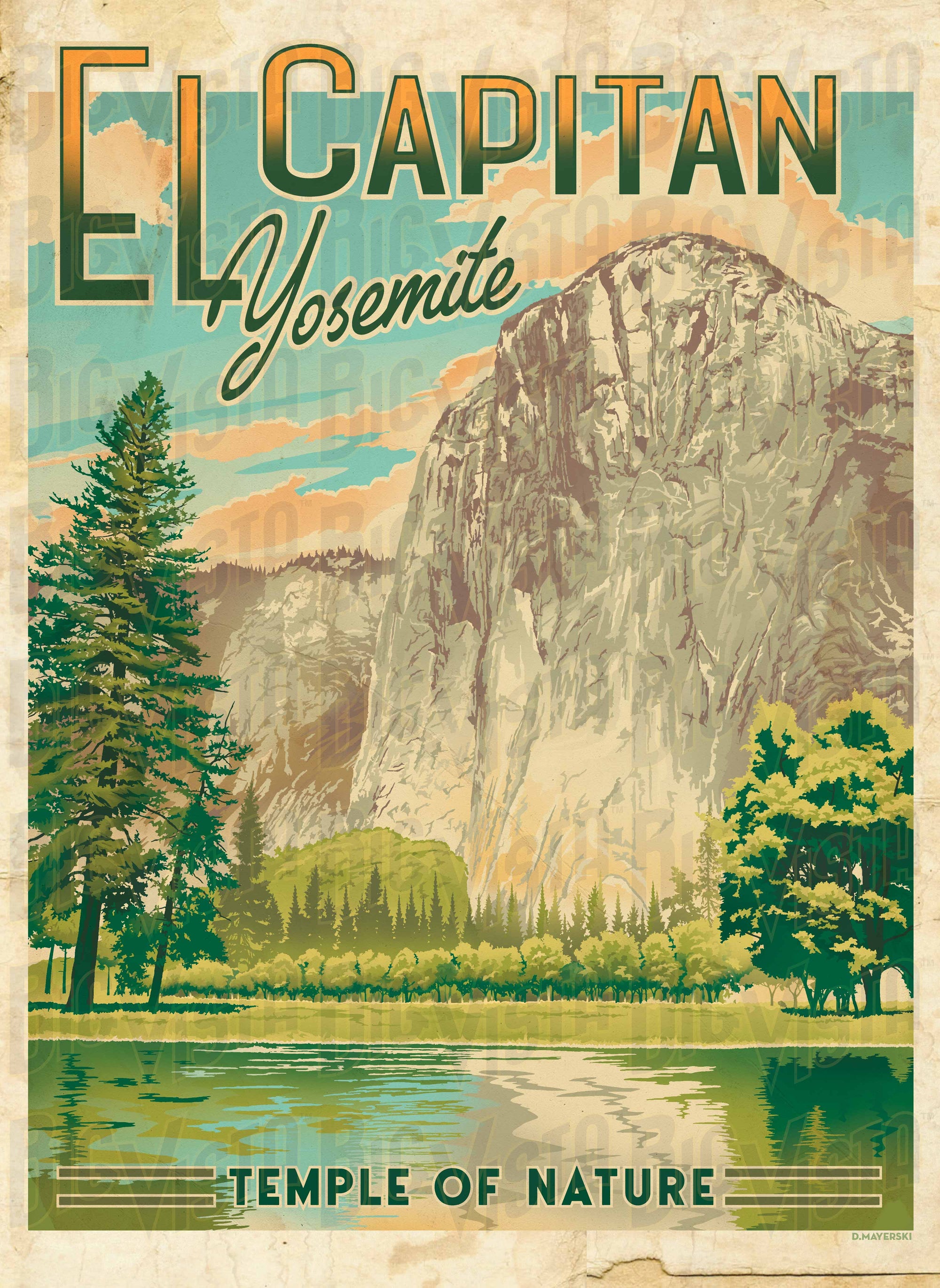 El Capitan Yosemite Poster