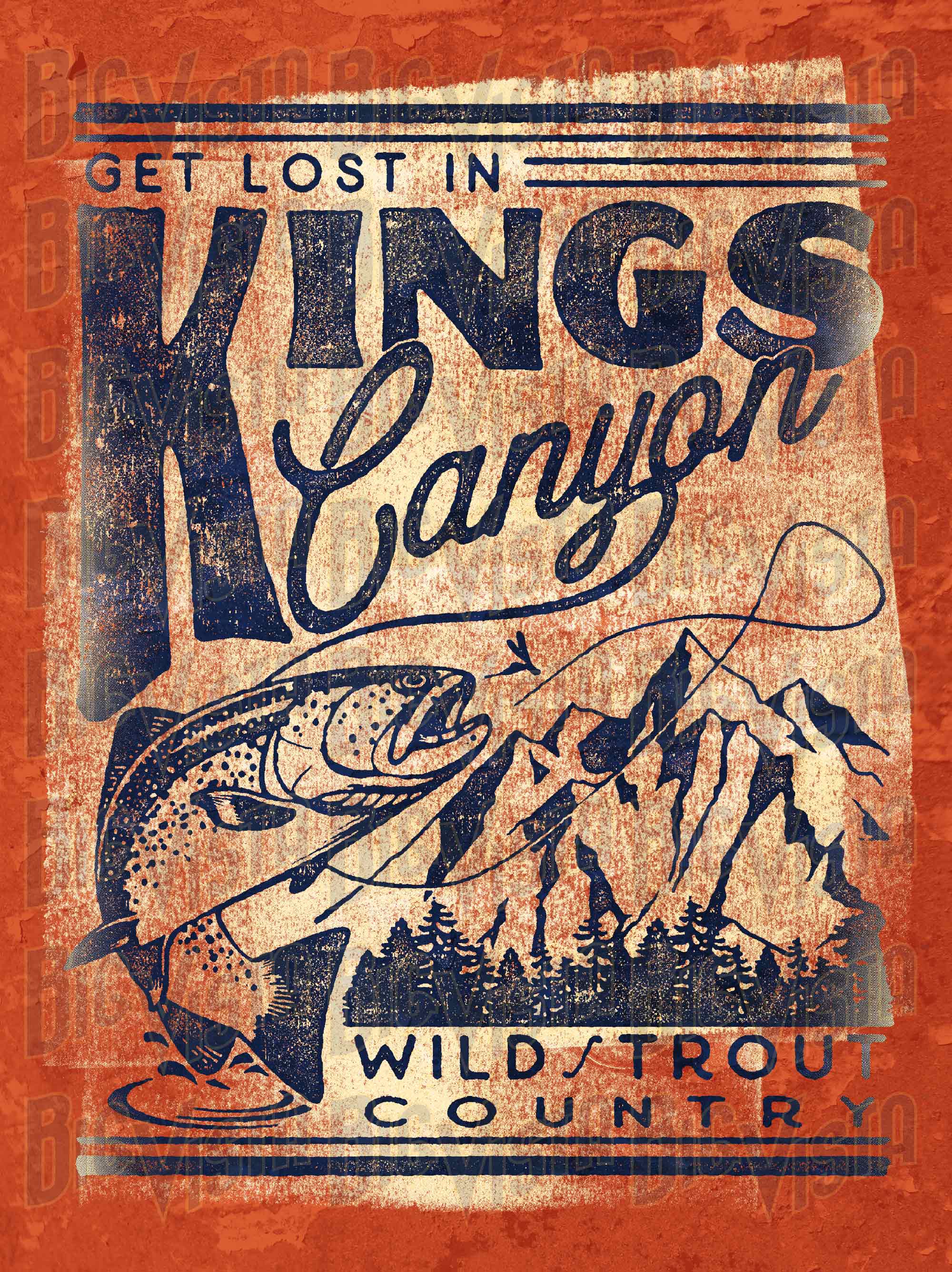 Get Lost Kings Canyon Poster