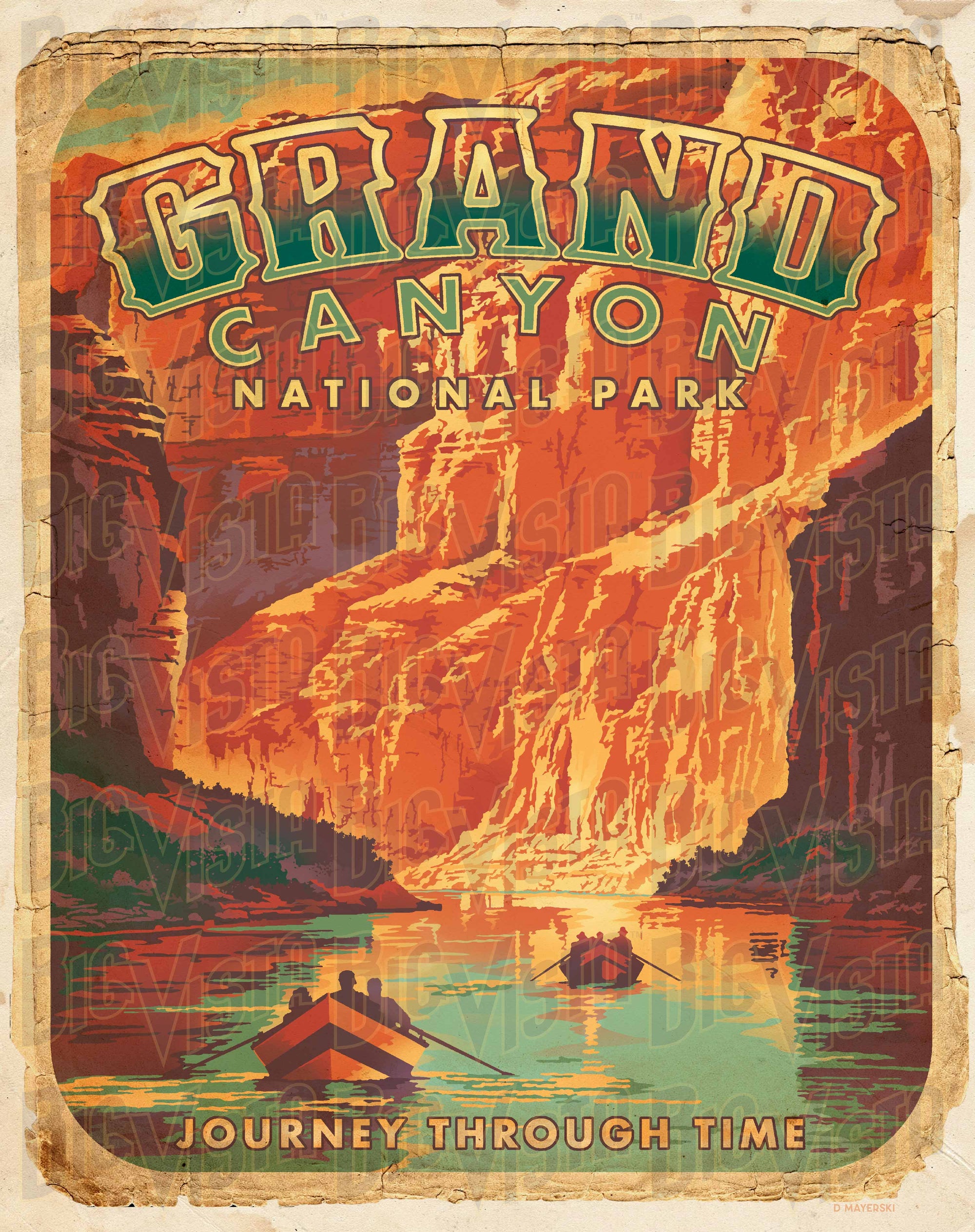 Grand Canyon National Park Journey Poster