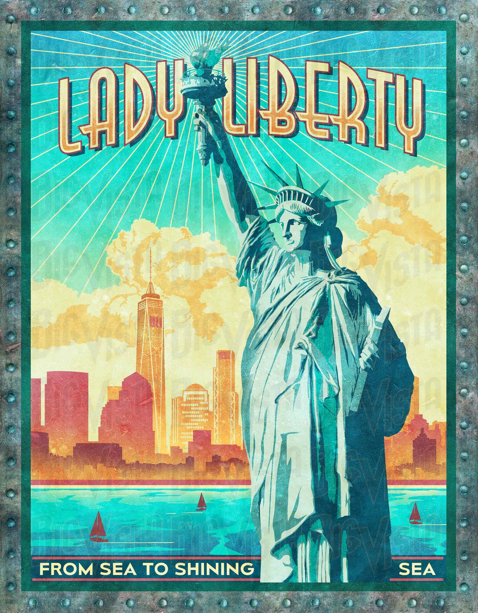 Lady Liberty Poster