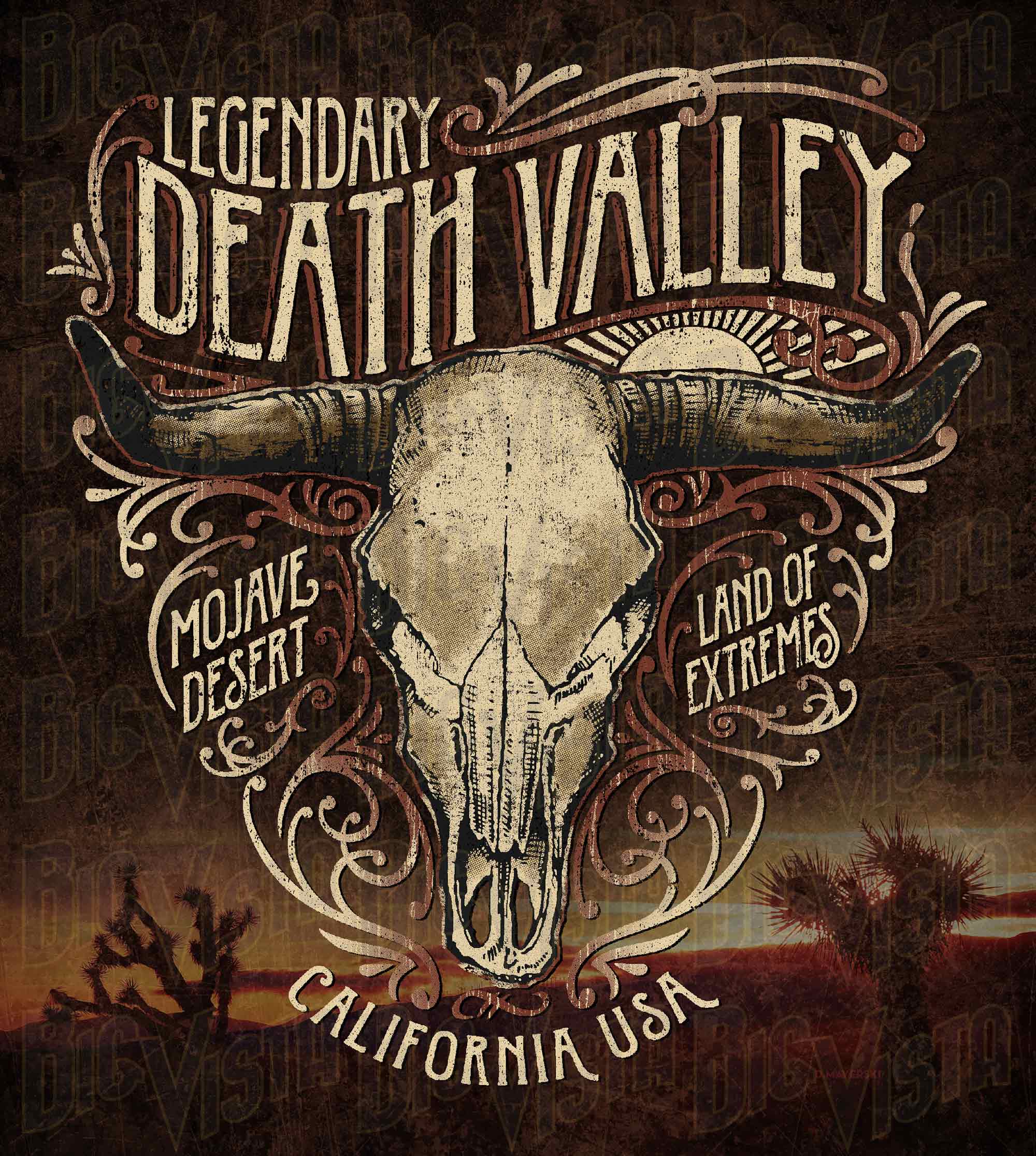 Legendary Death Valley Poster