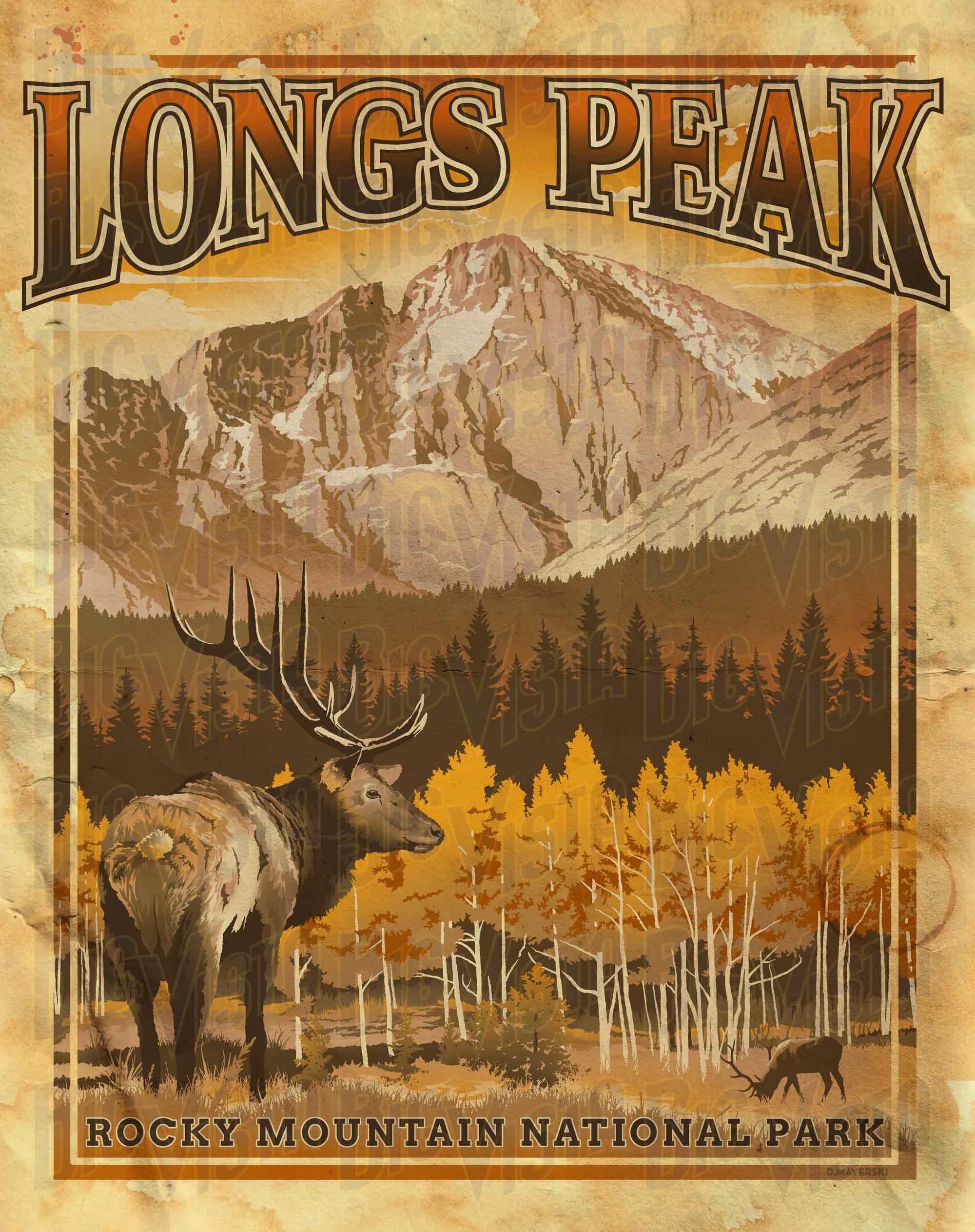 Longs Peak poster
