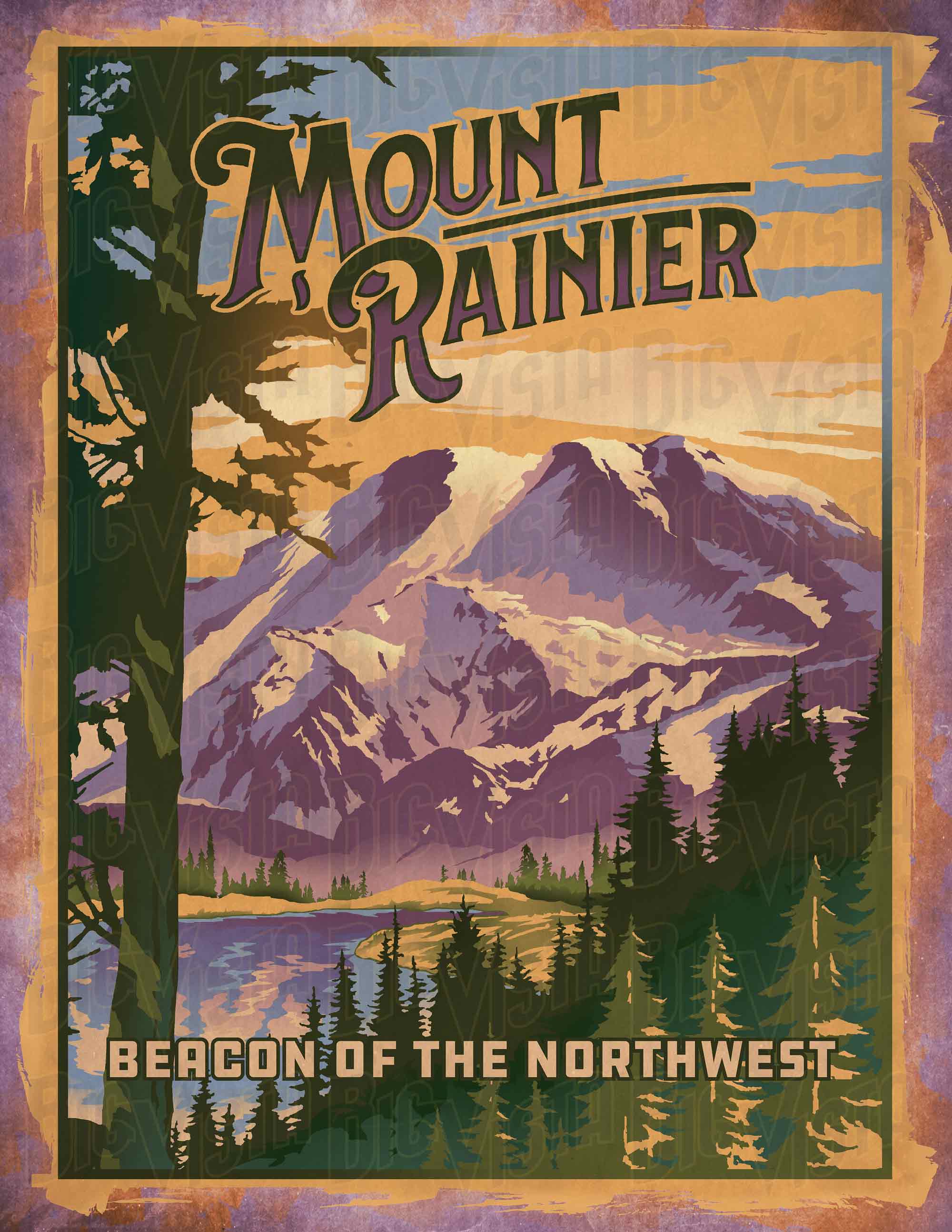 Mount Rainier Poster