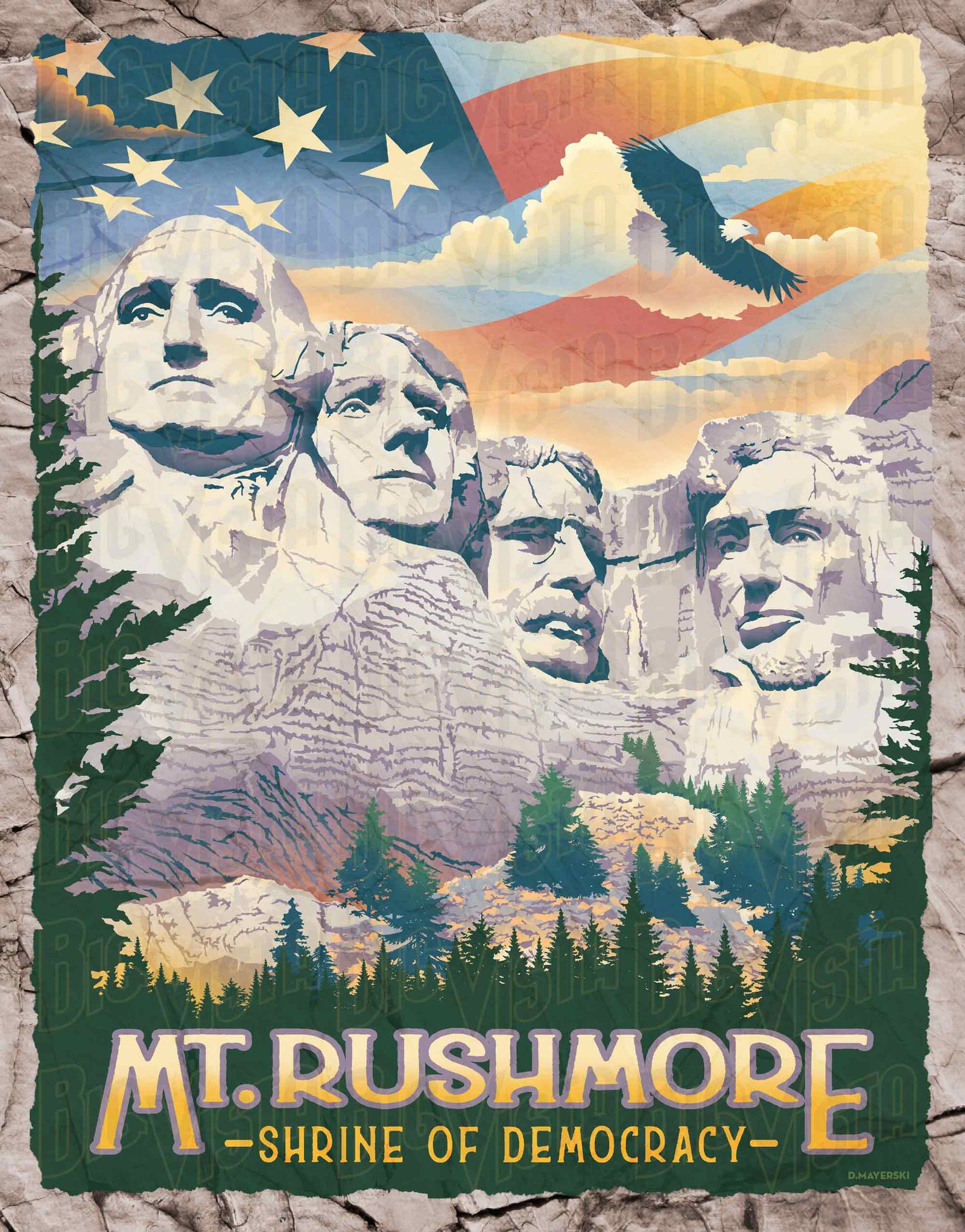 Mount Rushmore Poster