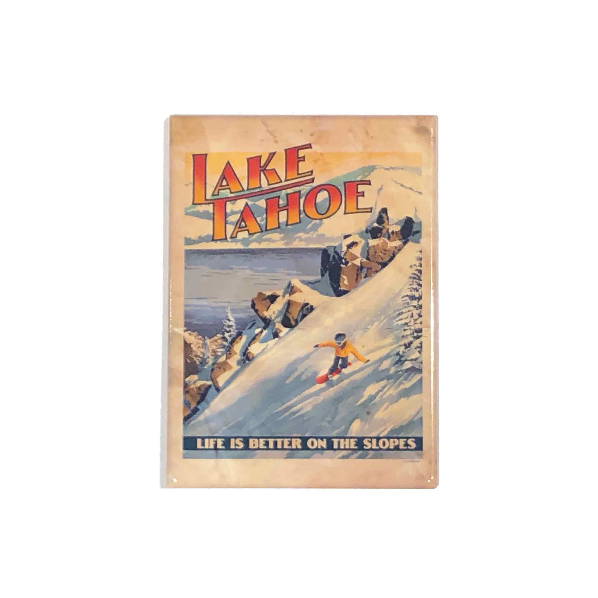 MAGNET LAKE TAHOE SNOWBOARD