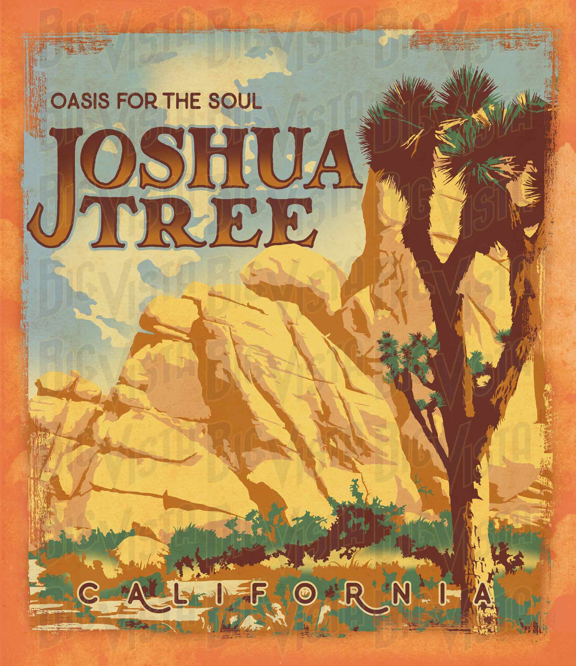 Joshua Tree Oasis Poster