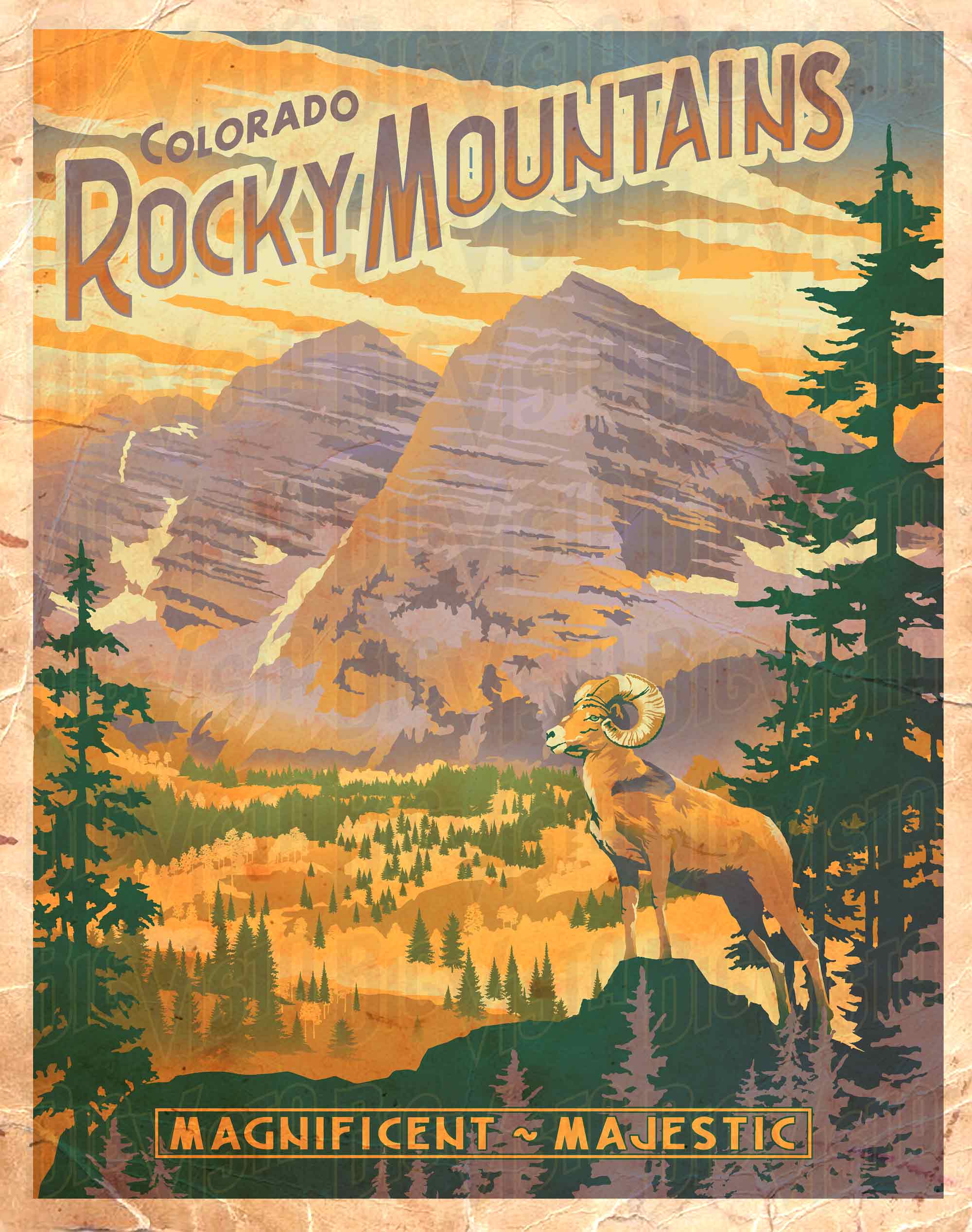 Rocky Mountains Magnificent poster
