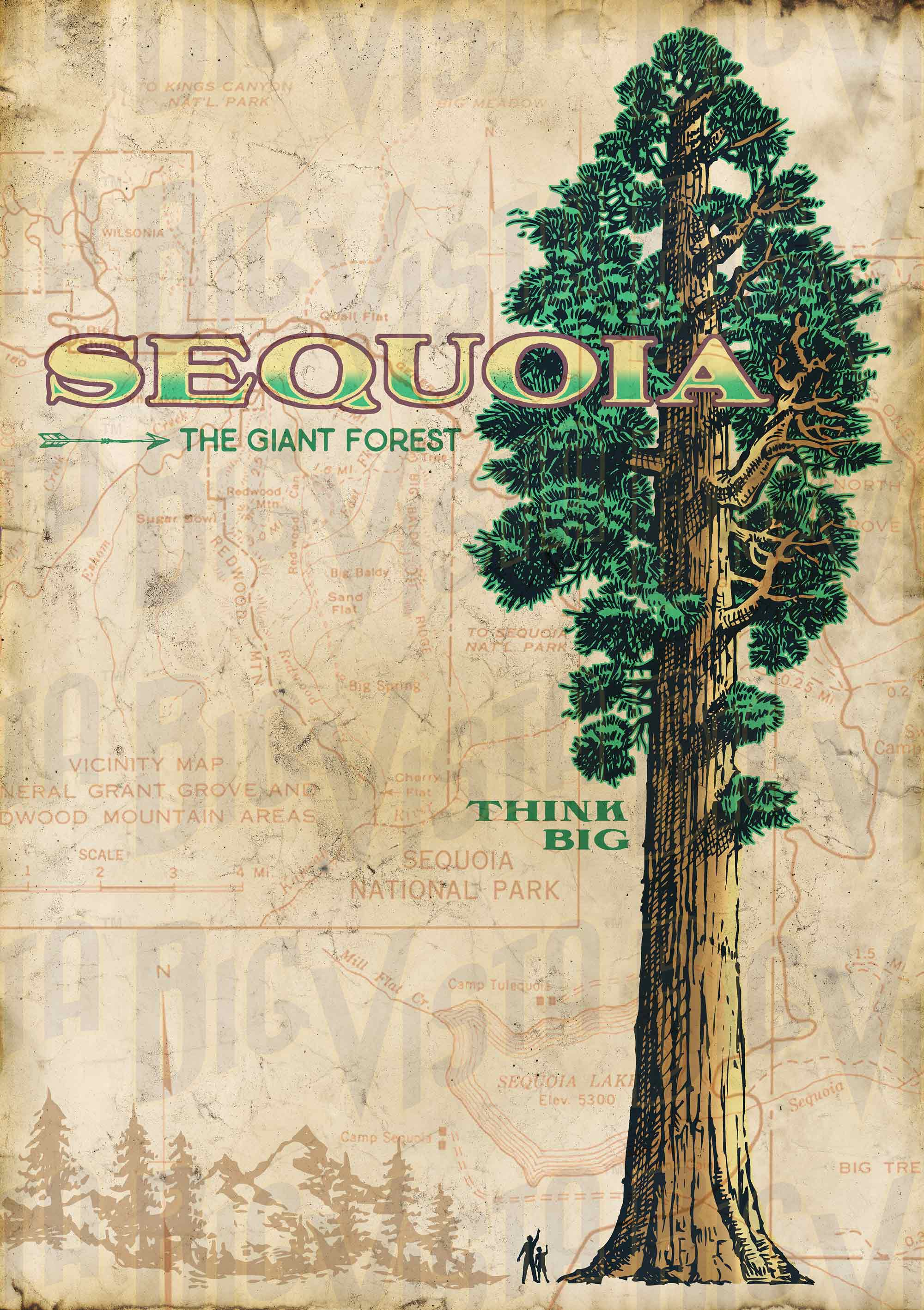 Sequoia Think Big poster