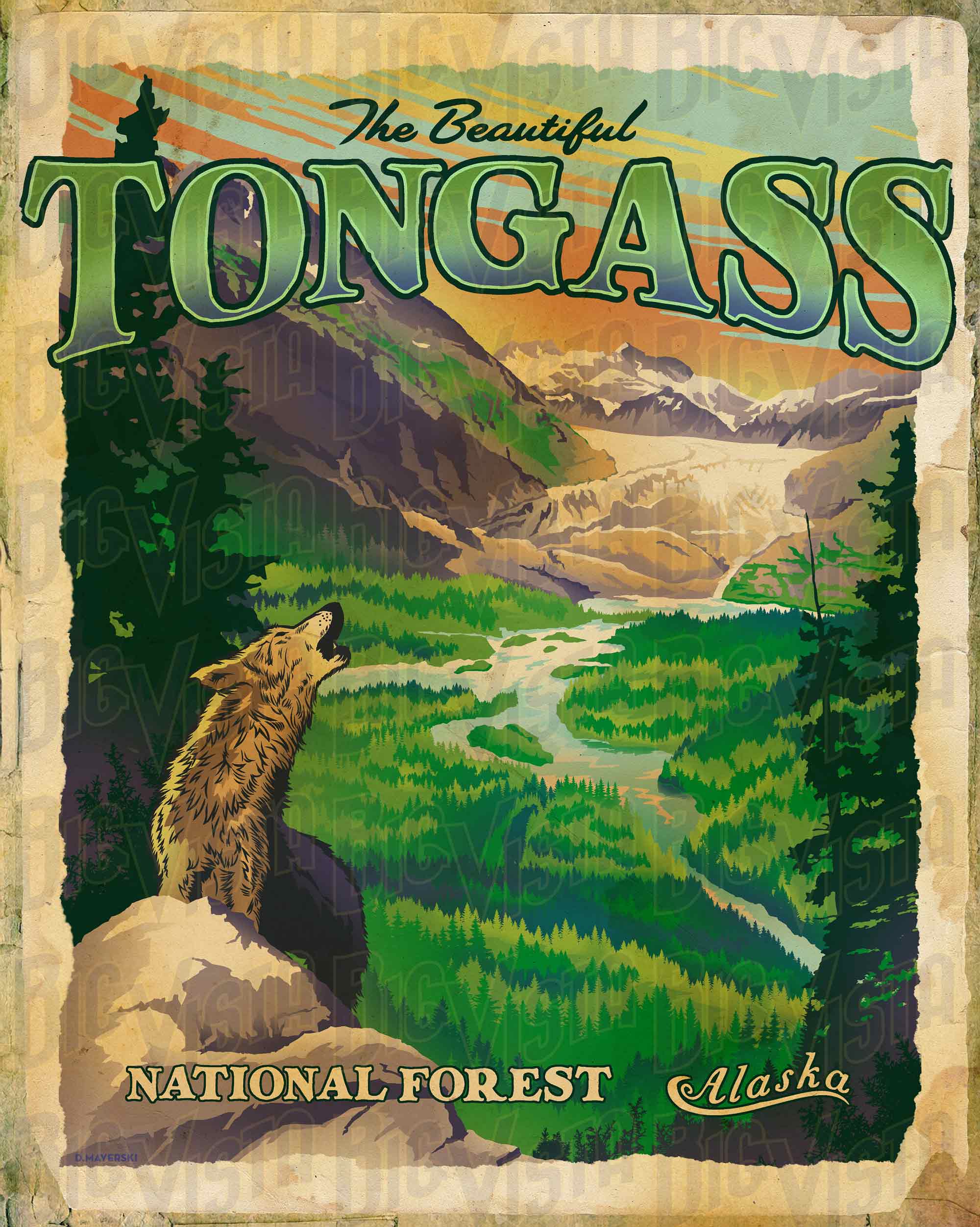 Tongass National Forest Poster