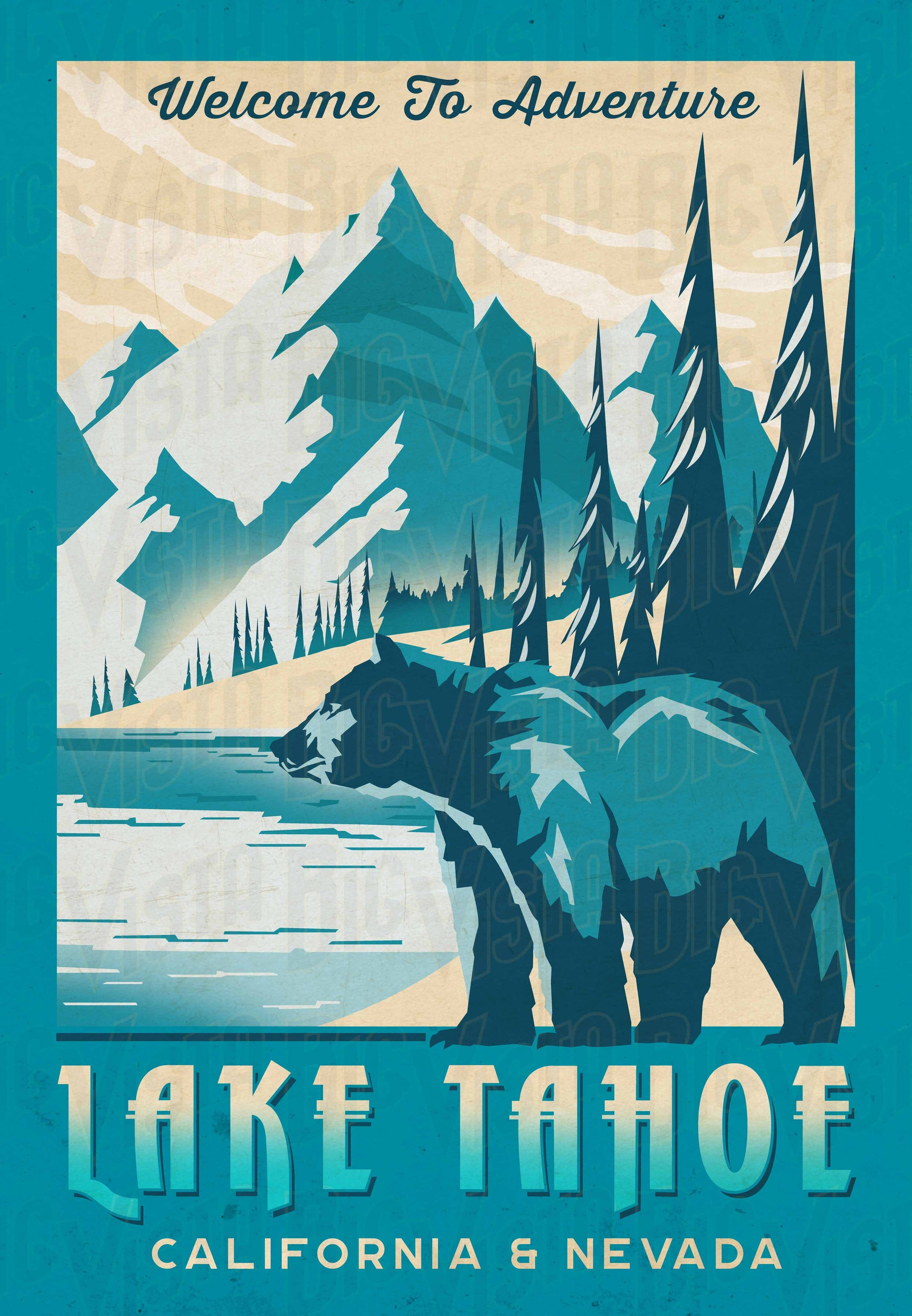 Lake Tahoe Adventure Poster